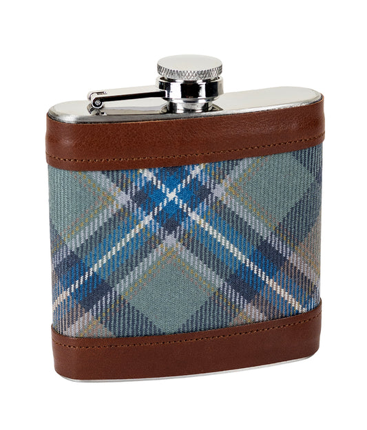 Spirit of Culloden Tartan Hip Flask