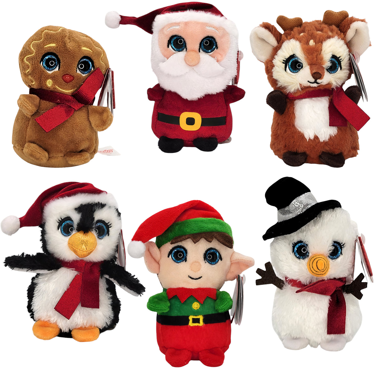 Mini Christmas Motsu Soft Toys 10cm - 100% Recycled