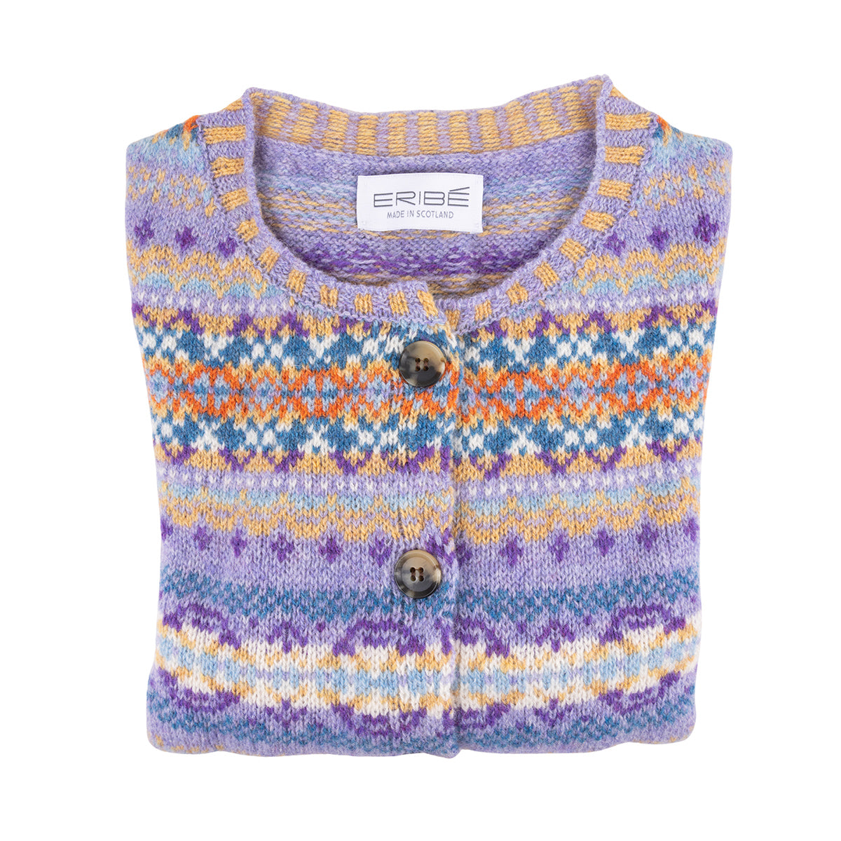 Westray Cardigan in the Balmoral Pattern by Eribé Knitwear