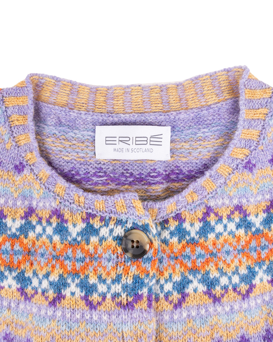 Westray Cardigan in the Balmoral Pattern by Eribé Knitwear