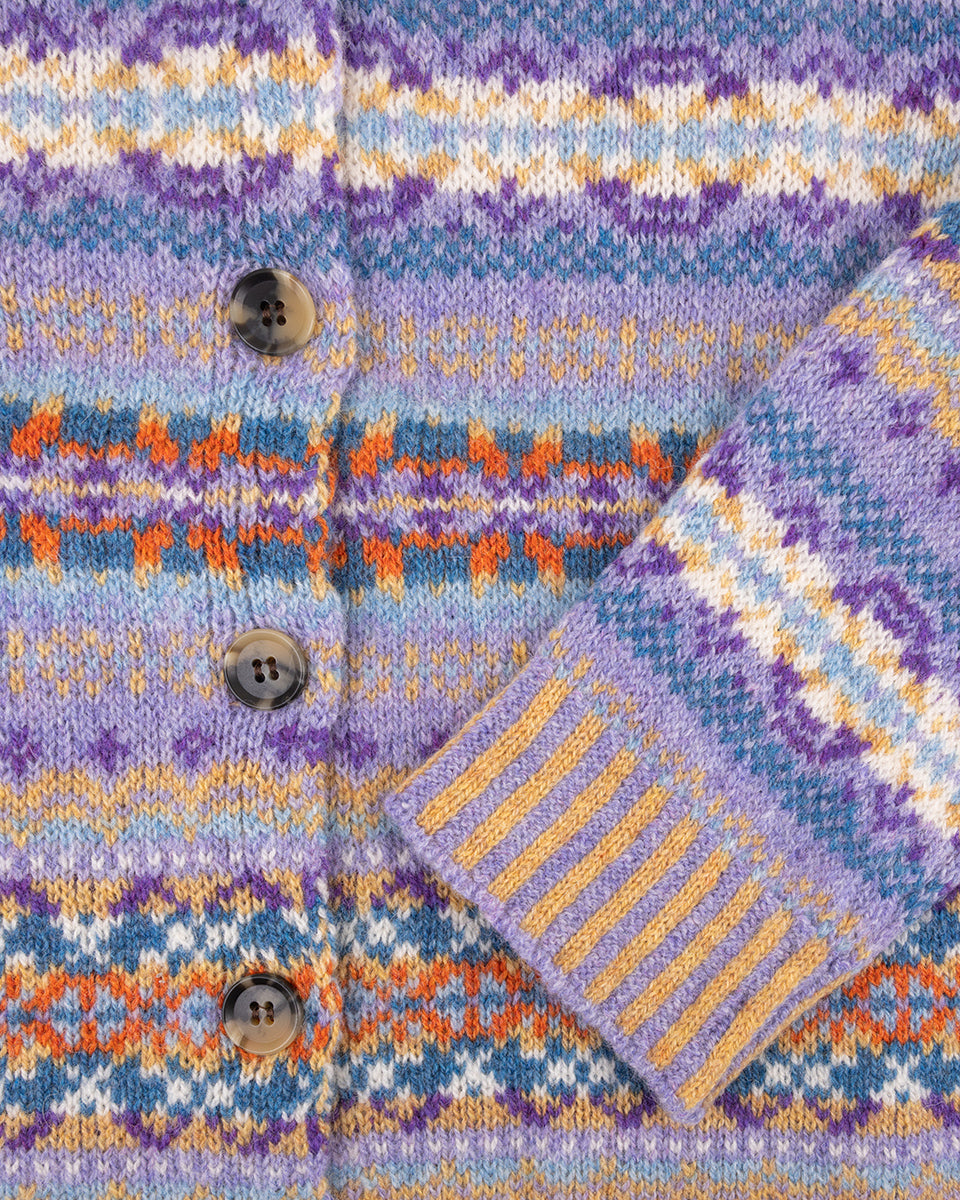 Westray Cardigan in the Balmoral Pattern by Eribé Knitwear