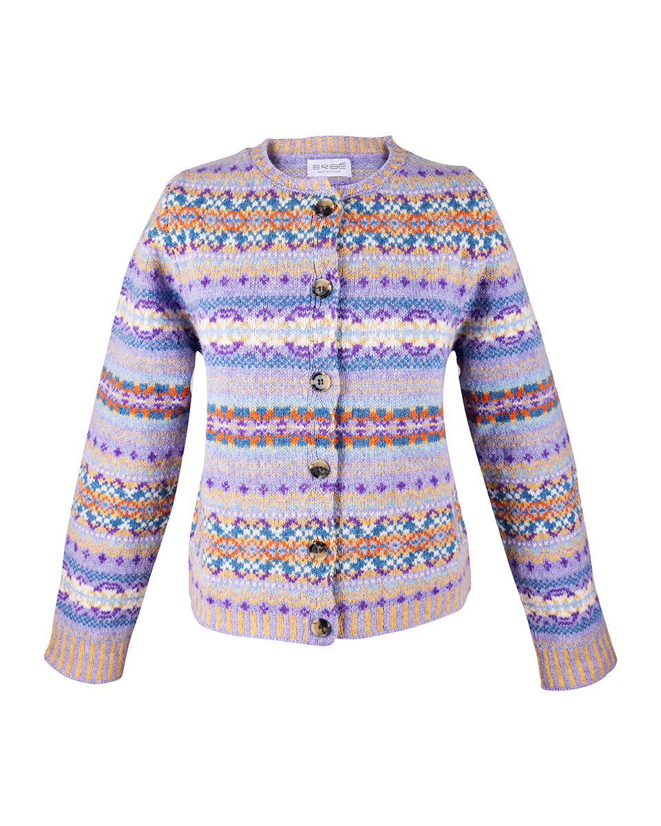 Westray Cardigan in the Balmoral Pattern by Eribé Knitwear