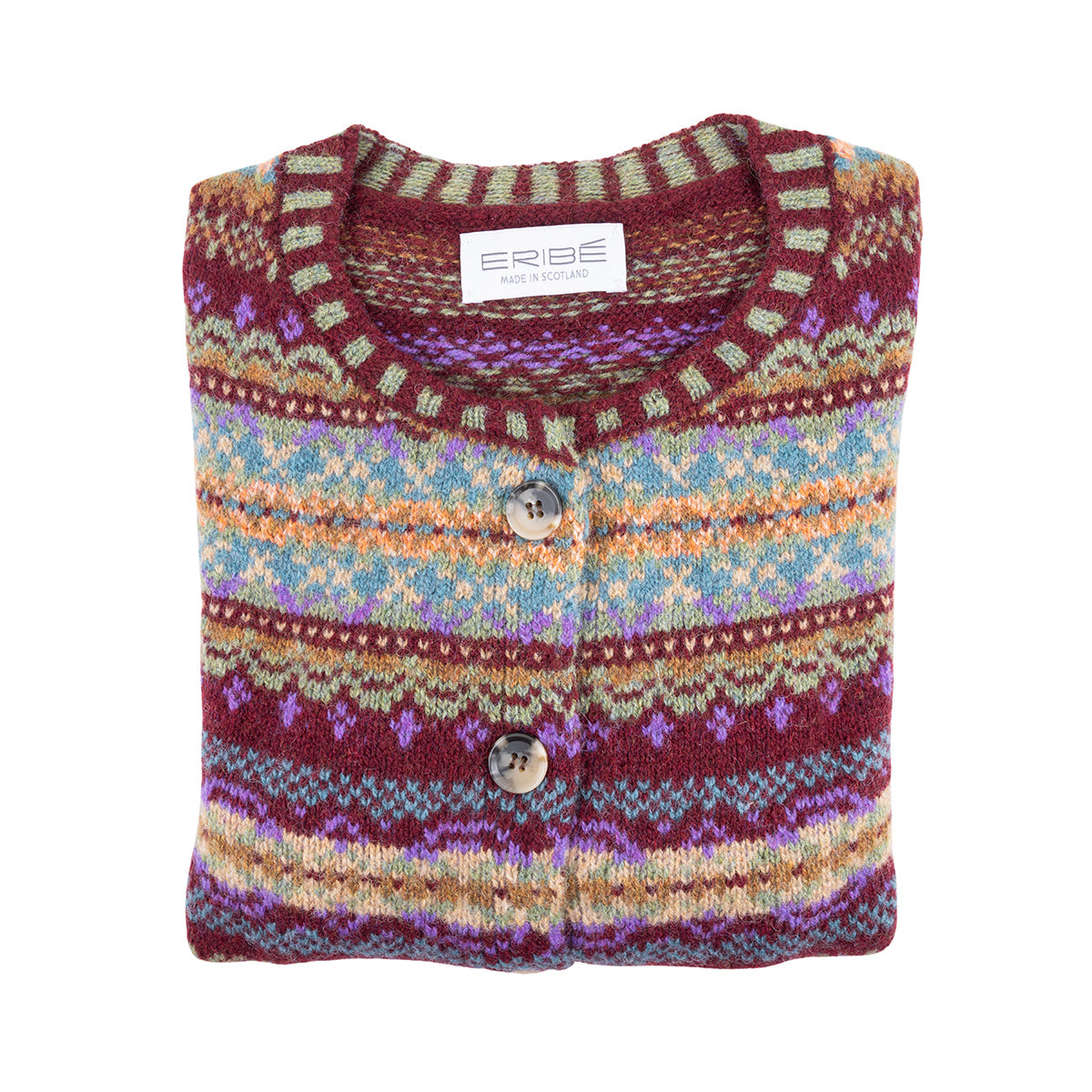Westray Cardigan in the Erica Pattern by Eribé Knitwear