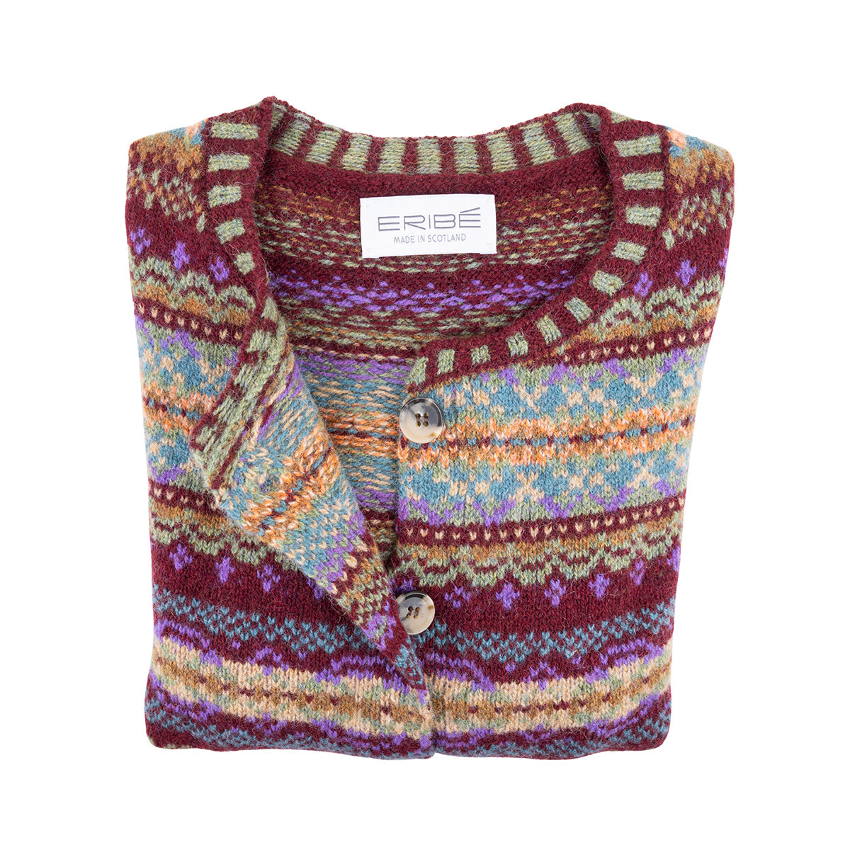 Westray Cardigan in the Erica Pattern by Eribé Knitwear