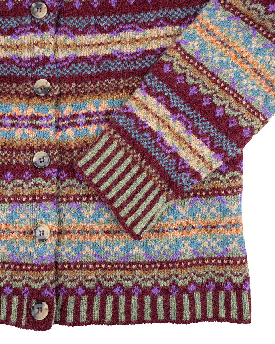 Westray Cardigan in the Erica Pattern by Eribé Knitwear