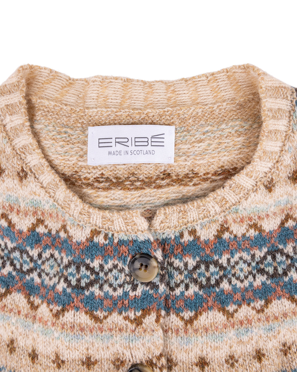Westray Cardigan in the Roslyn Pattern by Eribé Knitwear