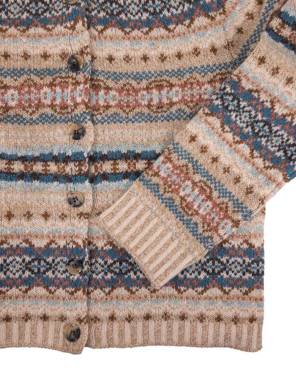Westray Cardigan in the Roslyn Pattern by Eribé Knitwear