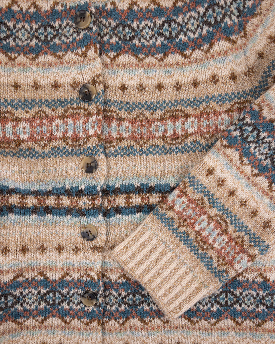 Westray Cardigan in the Roslyn Pattern by Eribé Knitwear