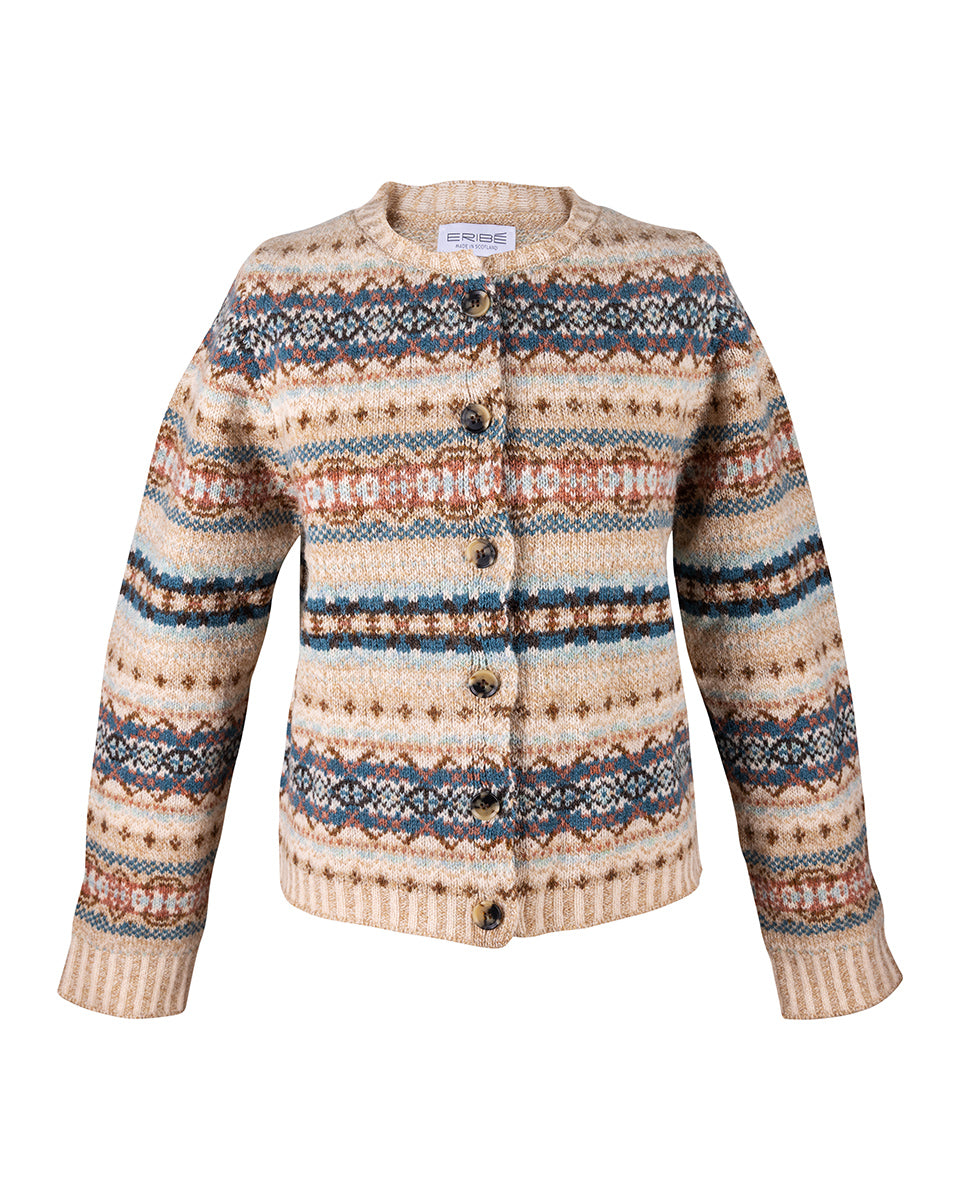 Westray Cardigan in the Roslyn Pattern by Eribé Knitwear
