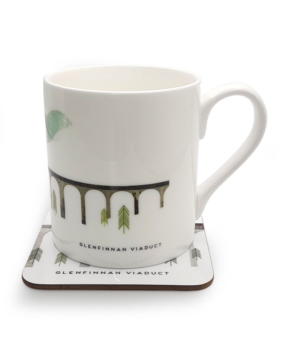 Glenfinnan Viaduct Bone China Mug