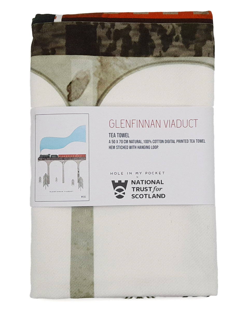 Glenfinnan Viaduct Tea Towel