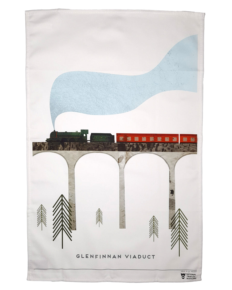 Glenfinnan Viaduct Tea Towel