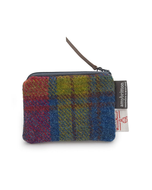 Multi Colour Harris Tweed Purse