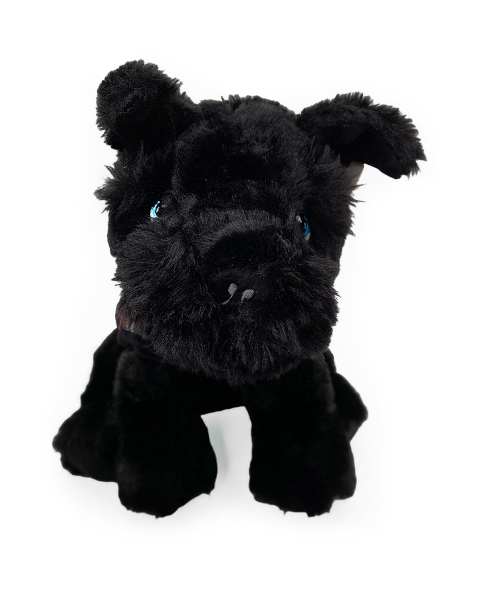 Black Scottie Dog Soft Toy 100 Recycled