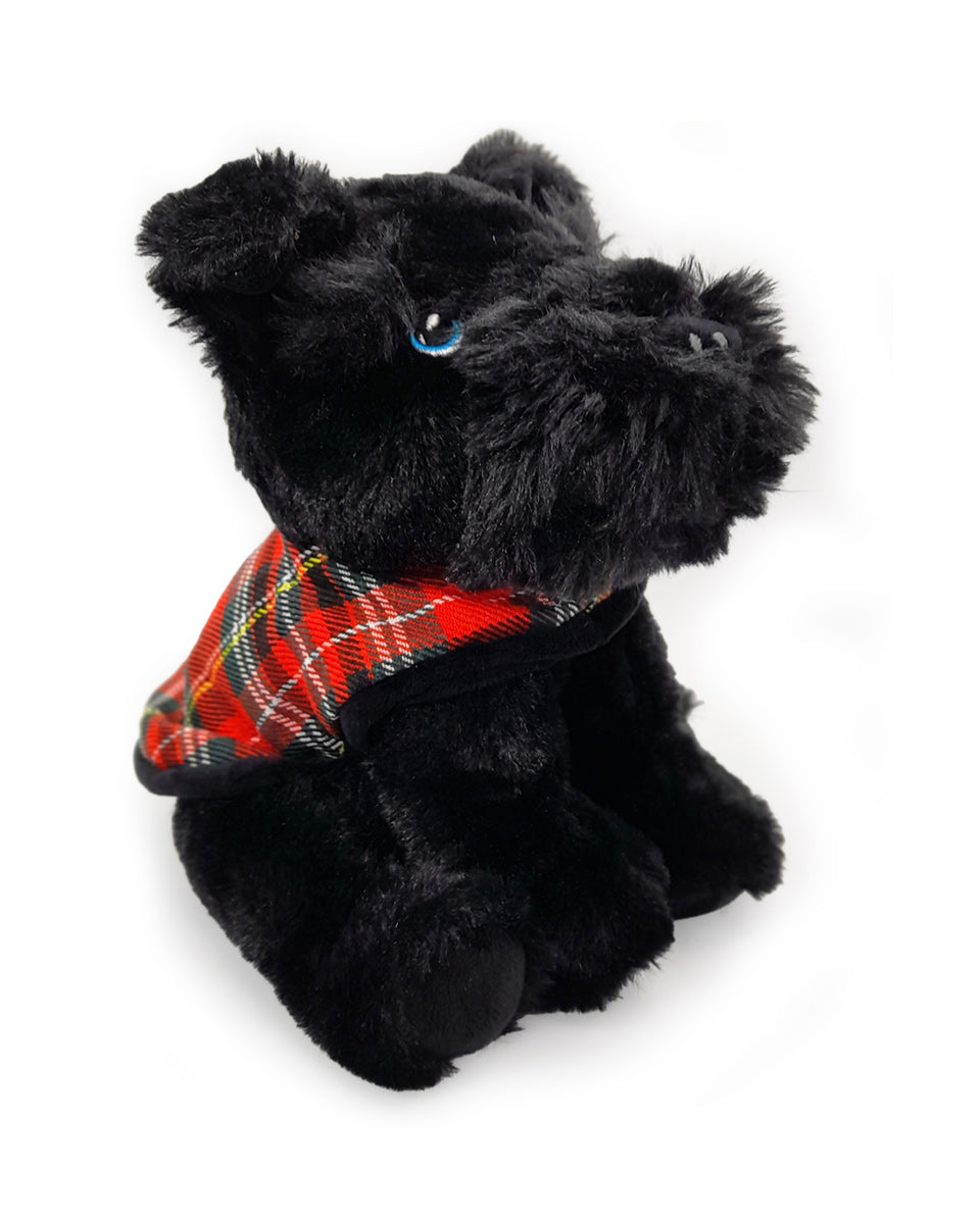 Black Scottie Dog Soft Toy - 100% Recycled