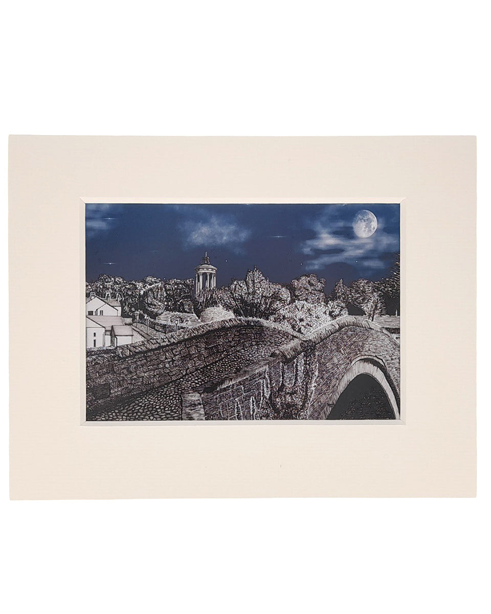 Brig o' Doon Moonlight Framed Print