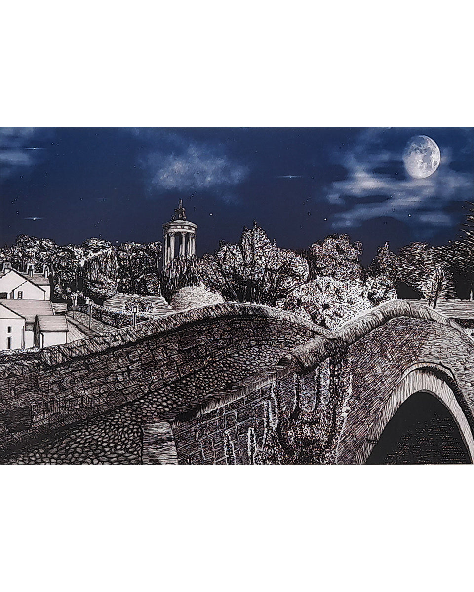 Brig o' Doon Moonlight Print