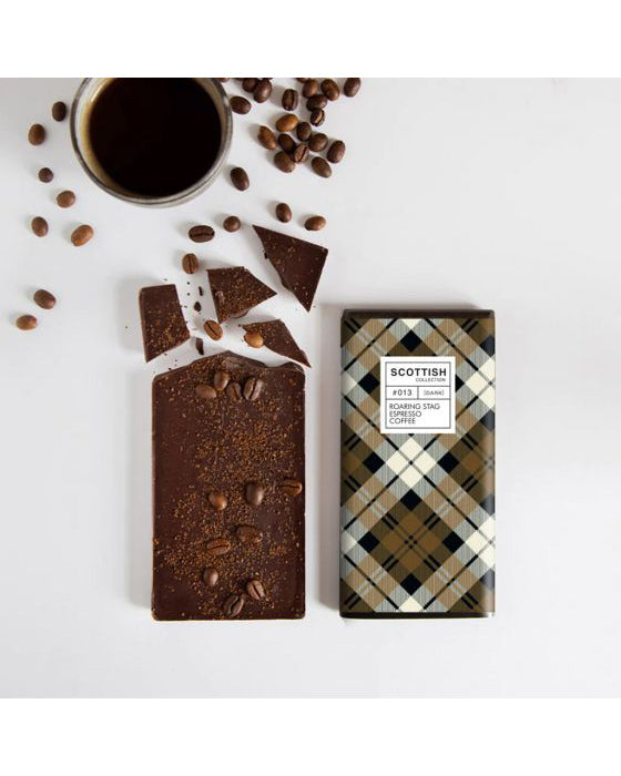 Quirky Roaring Stag Espresso Coffee Chocolate Bar