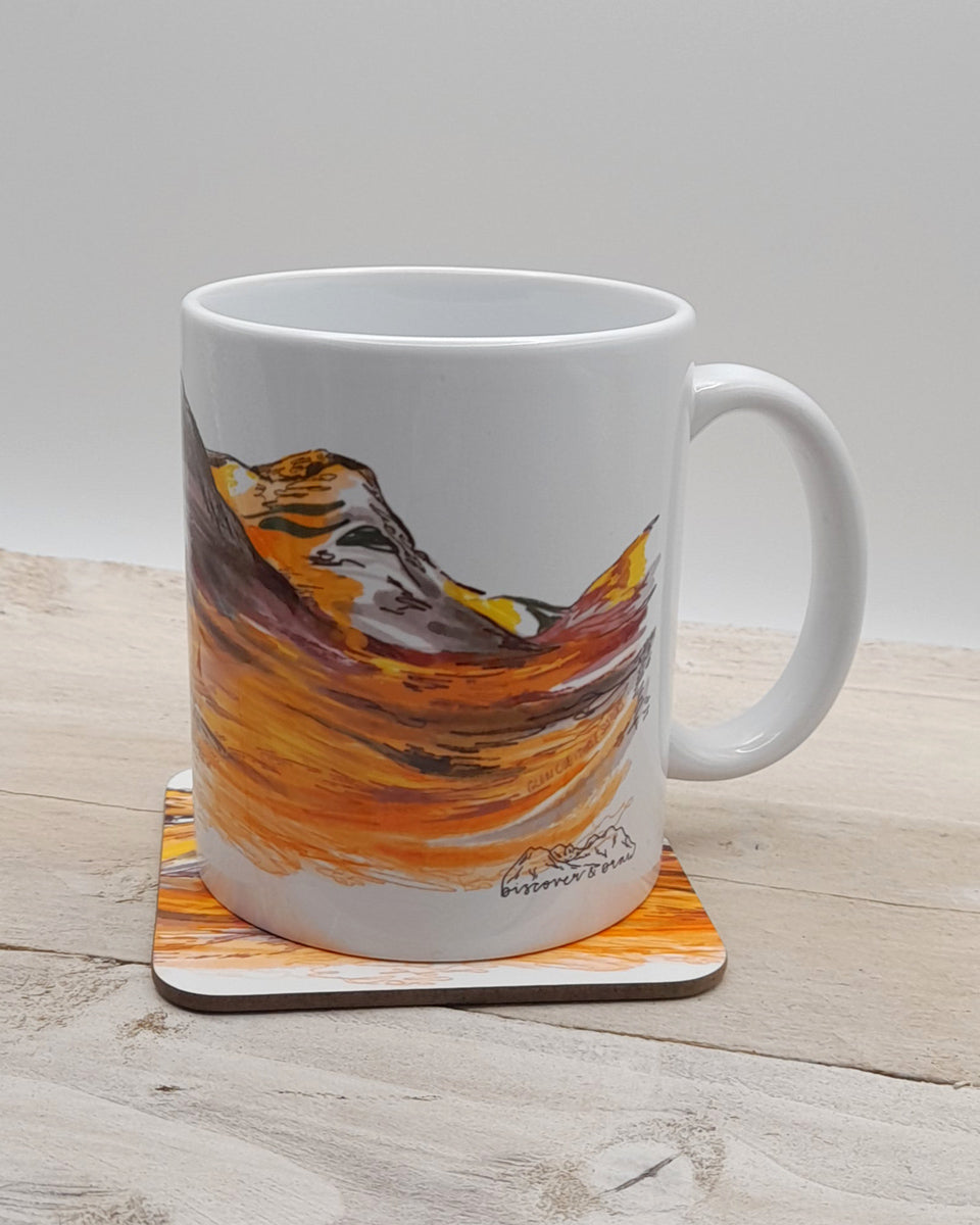 Glencoe Three Sisters Mug & Coaster