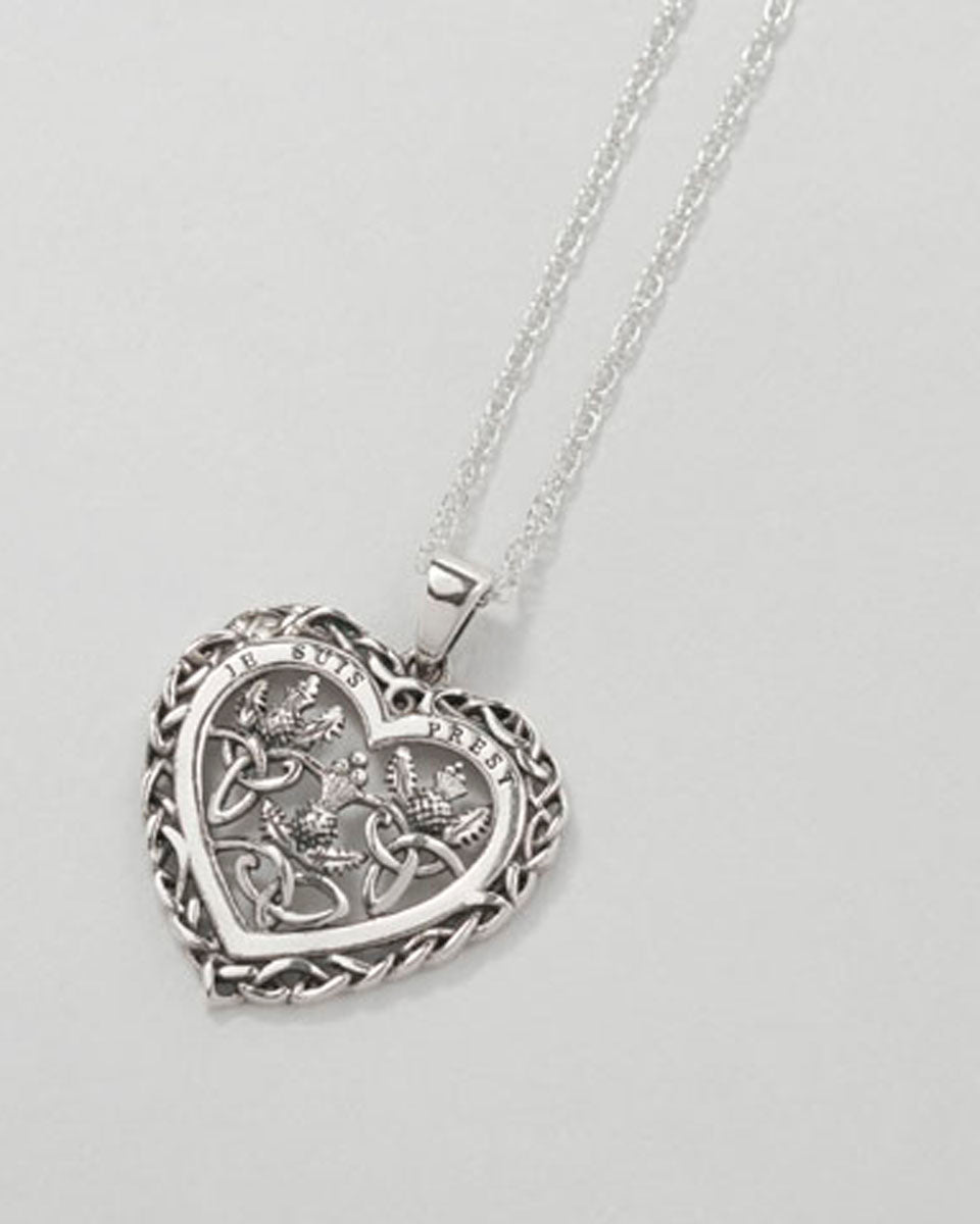 Outlander Inspired Celtic Heart Pendant