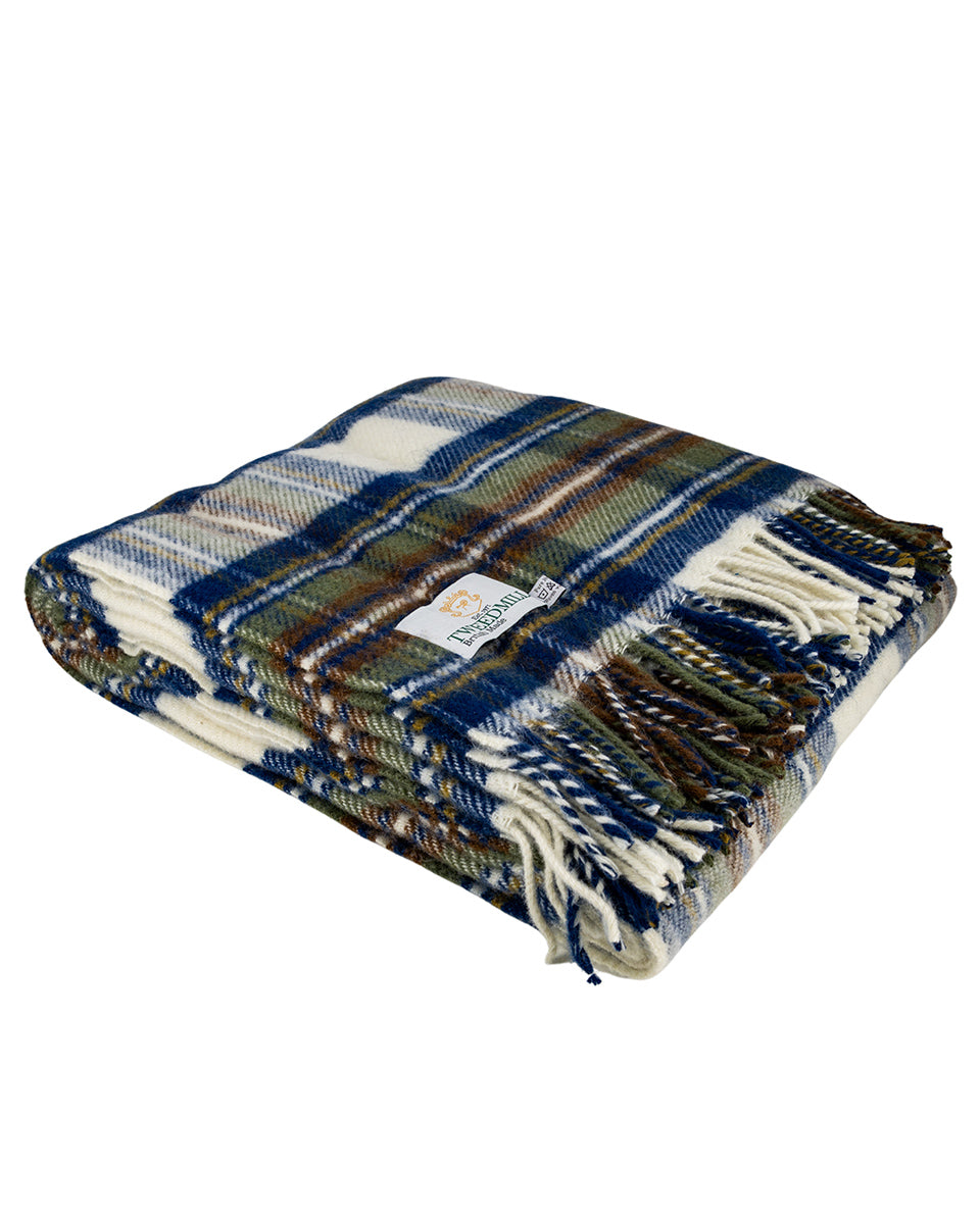 muted blue dress stewart Tartan Pure New Wool Throw Size:Costume Only-2XL-In Stock F26 Here is your opportunity Pierre Henry Over the