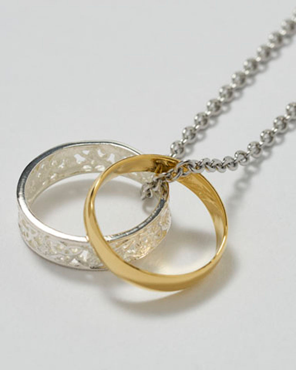 Outlander Inspired Wedding Rings Pendant