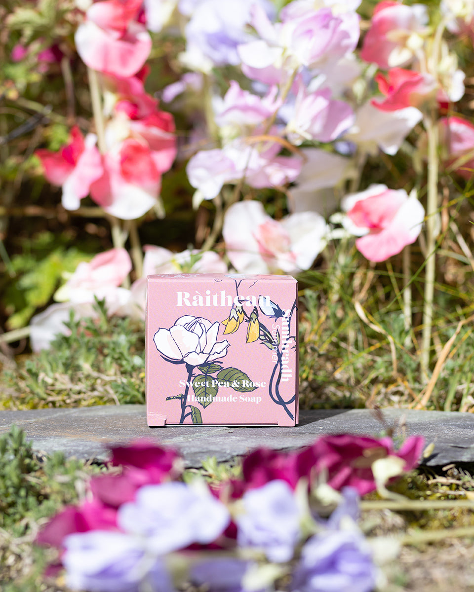 Ràithean Summer Handmade Soap - Sweet Pea & Rose