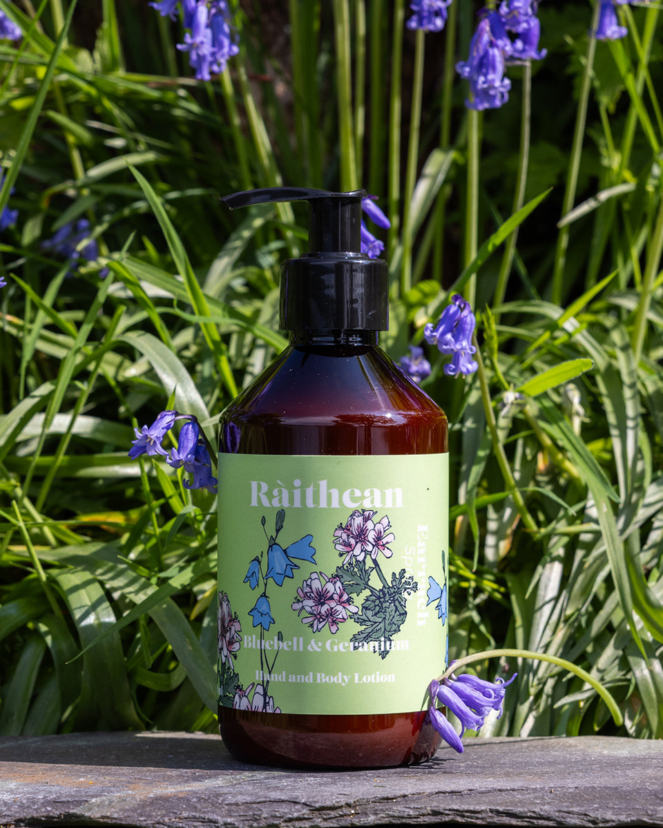 Ràithean Spring Hand & Body Lotion - Bluebell & Geranium