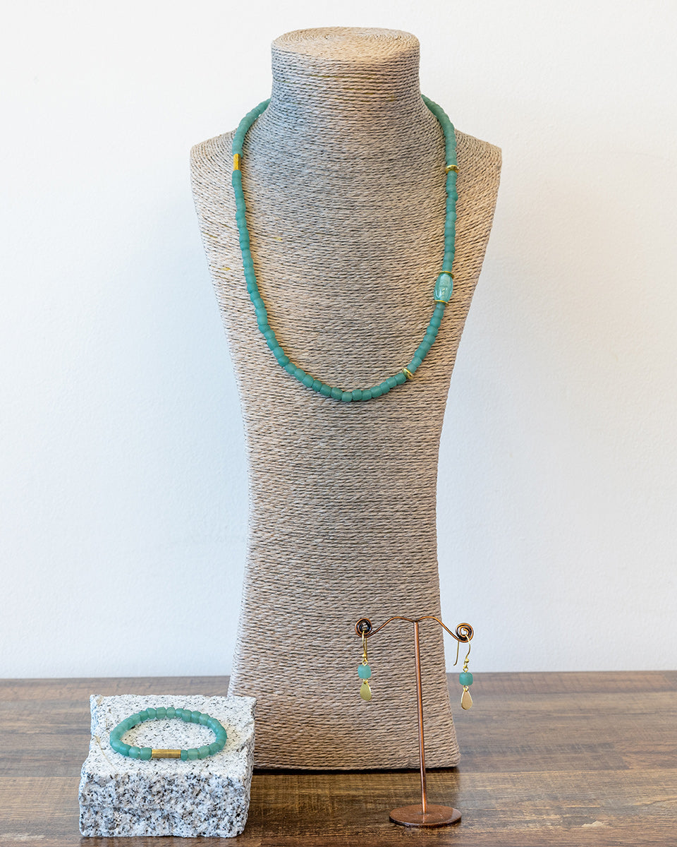 Just Trade Recycled Glass Jewellery - Loch Collection