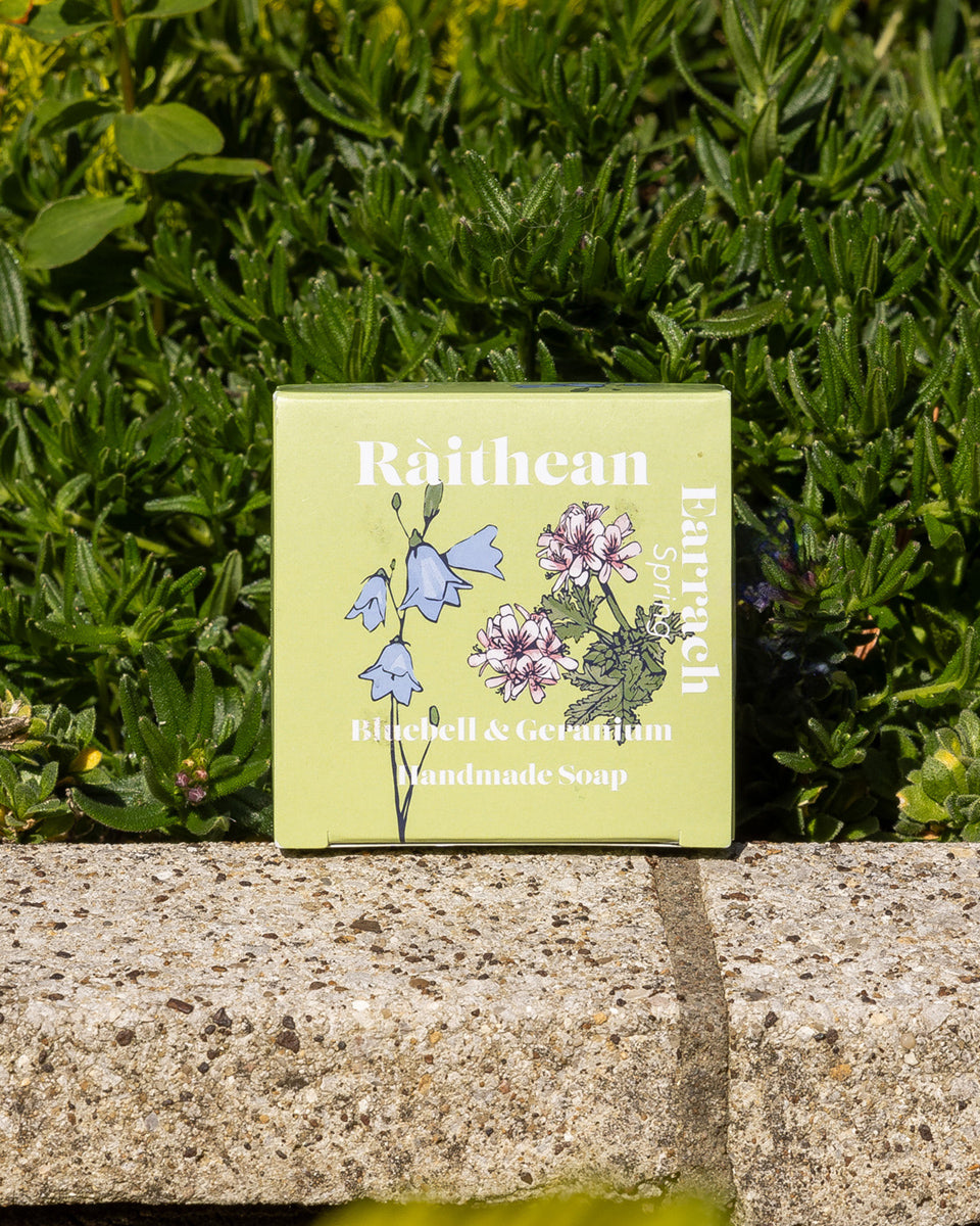 Ràithean Spring Natural Soap - Bluebell & Geranium