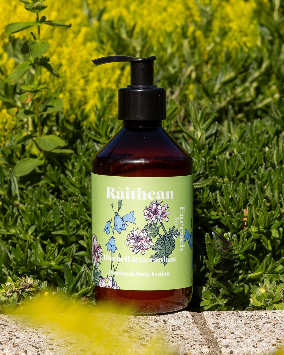 Ràithean Spring Hand & Body Lotion - Bluebell & Geranium