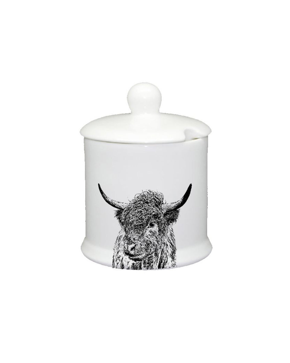 Curious Coo Fine Bone China Condiment Jar