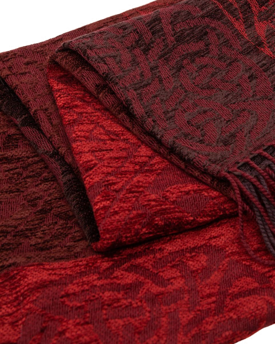 Celtic Ruana Wrap in Red