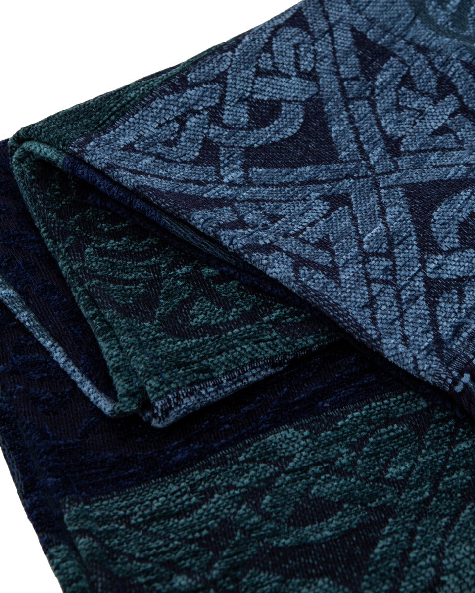 Celtic Ruana Wrap in Blue