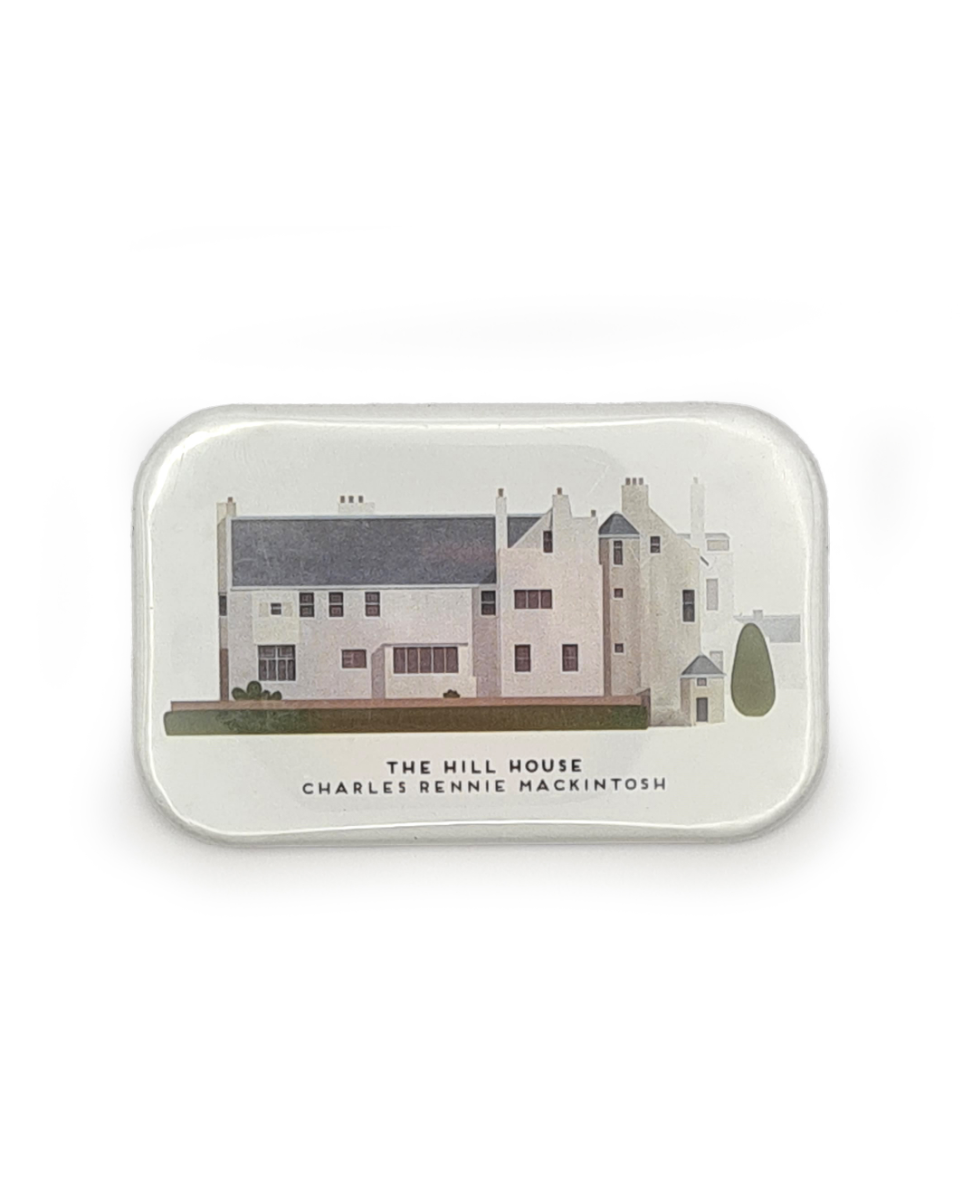 Hill House South Elevation Fridge Magnet