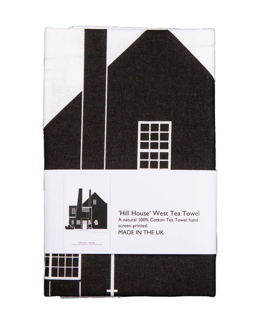 Hill House West Elevation Tea Towel