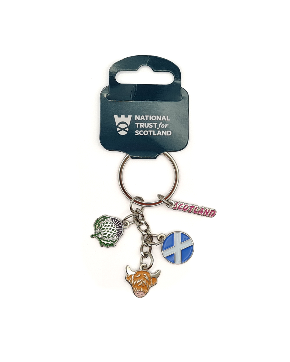 Scotland Charms Keyring