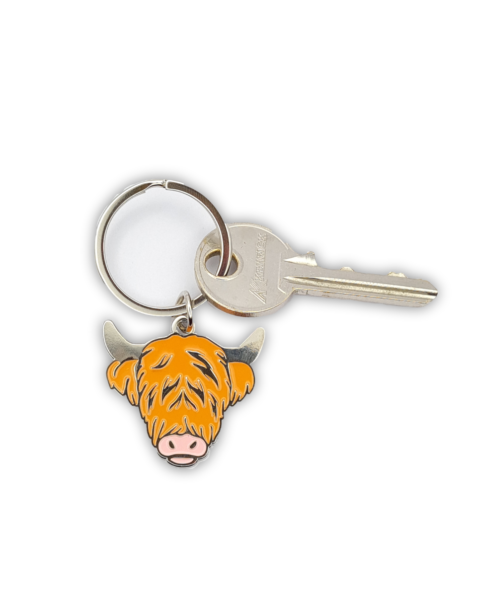 Highland Cow Keyring