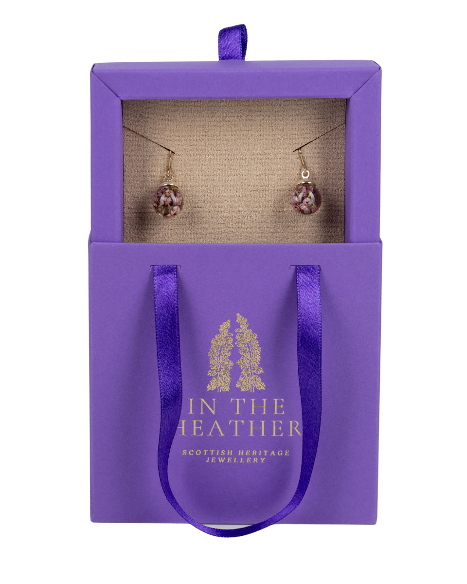 Culloden Heather Drop Earrings