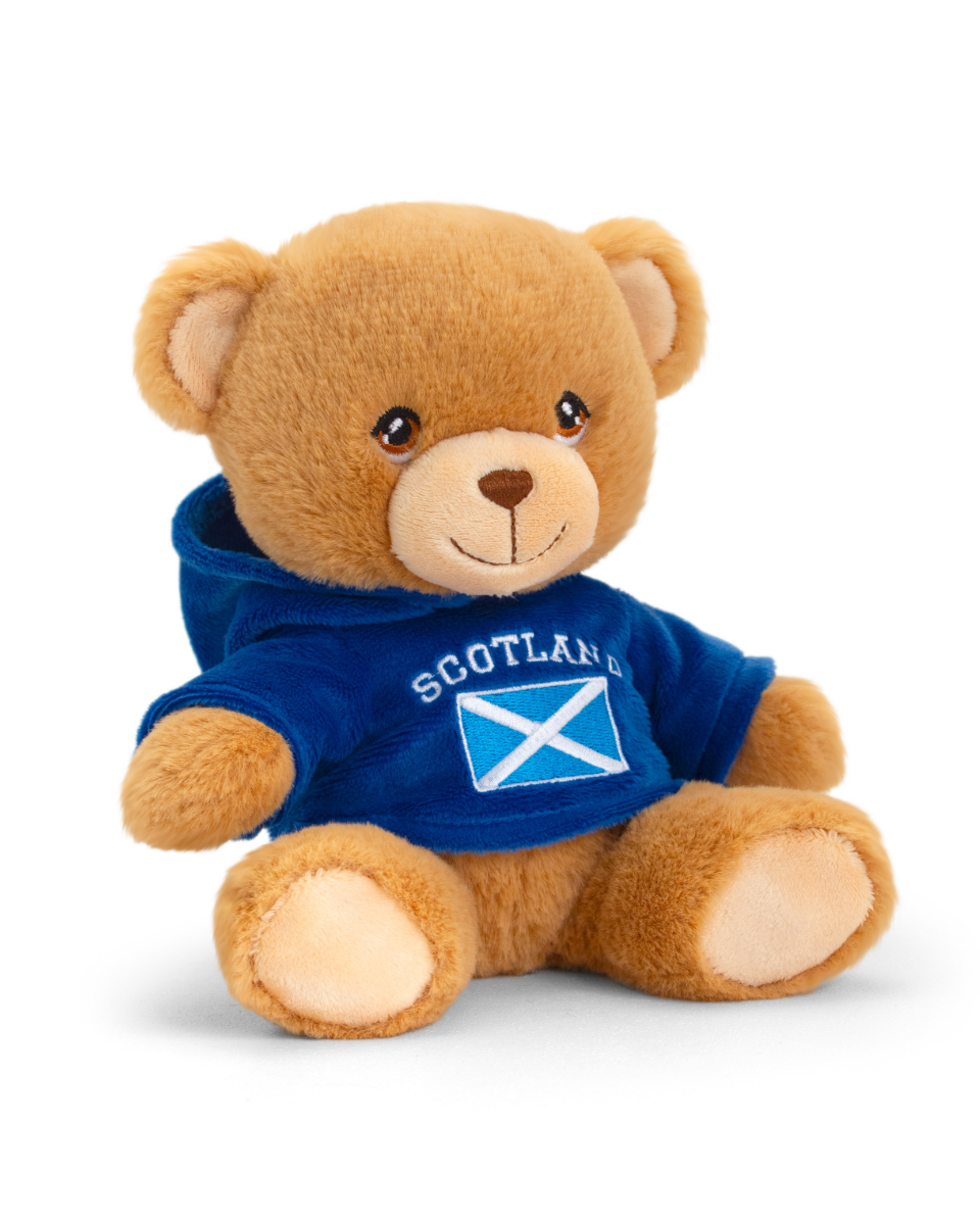 Scotland Hoodie Bear Soft Toy - 100% Recycled