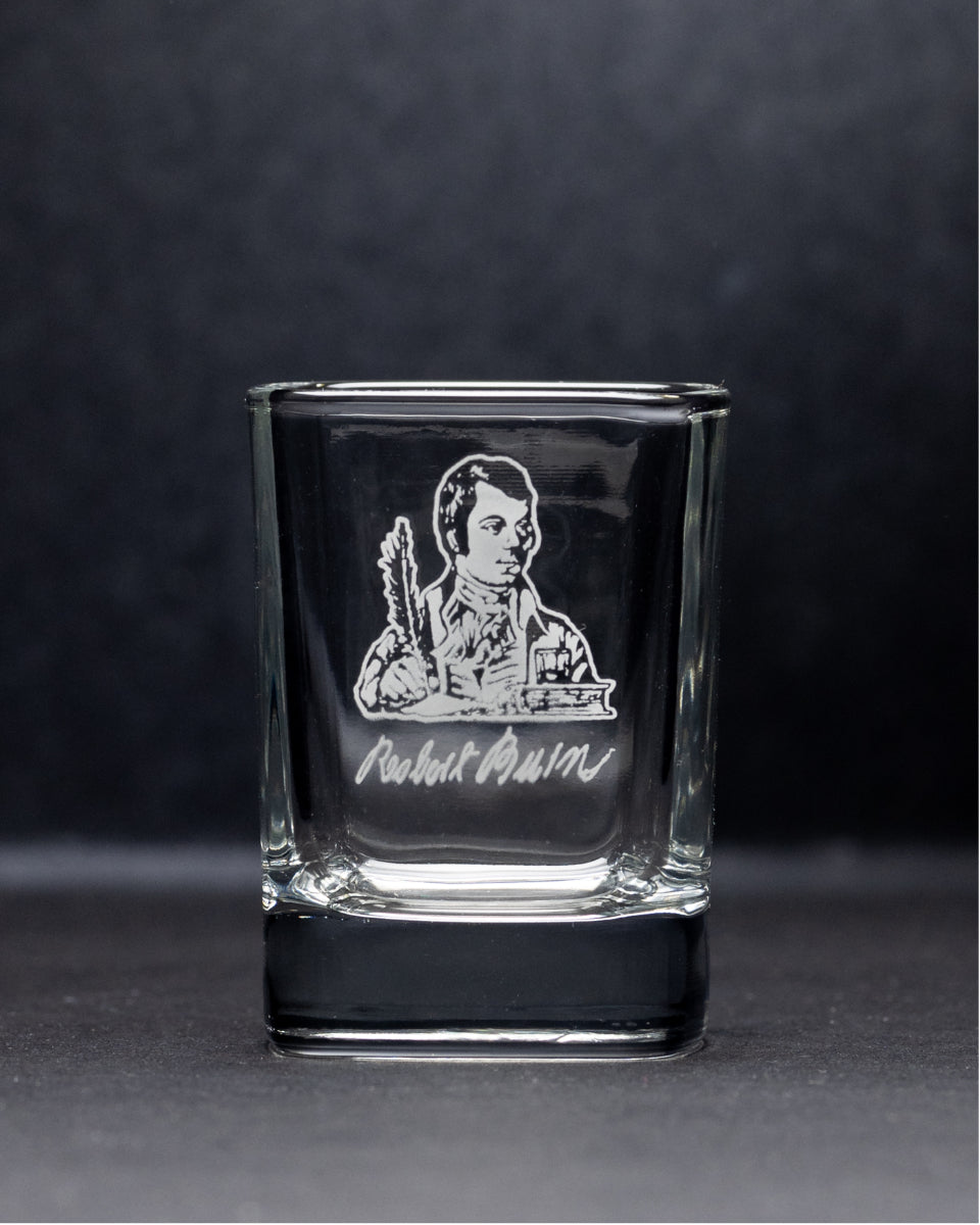 Glencairn Crystal Tot Glass - Robert Burns