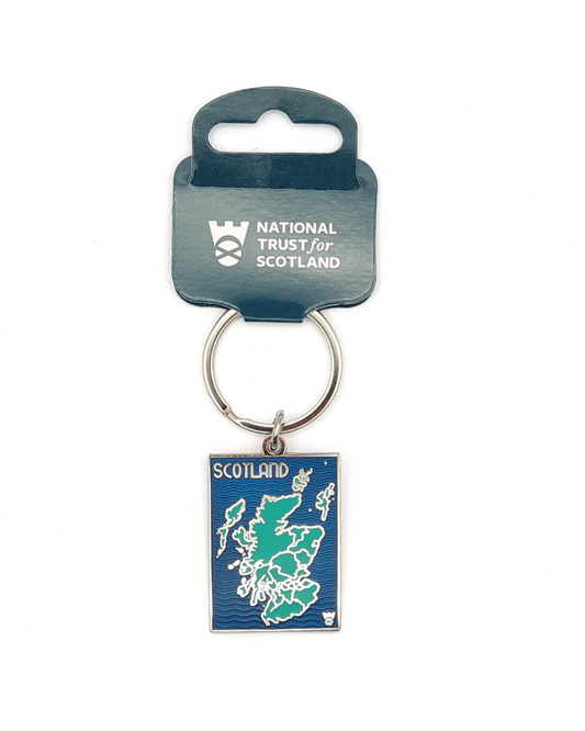 Scotland Map Keyring