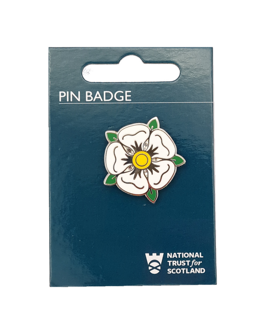 Jacobite Rose Pin Badge