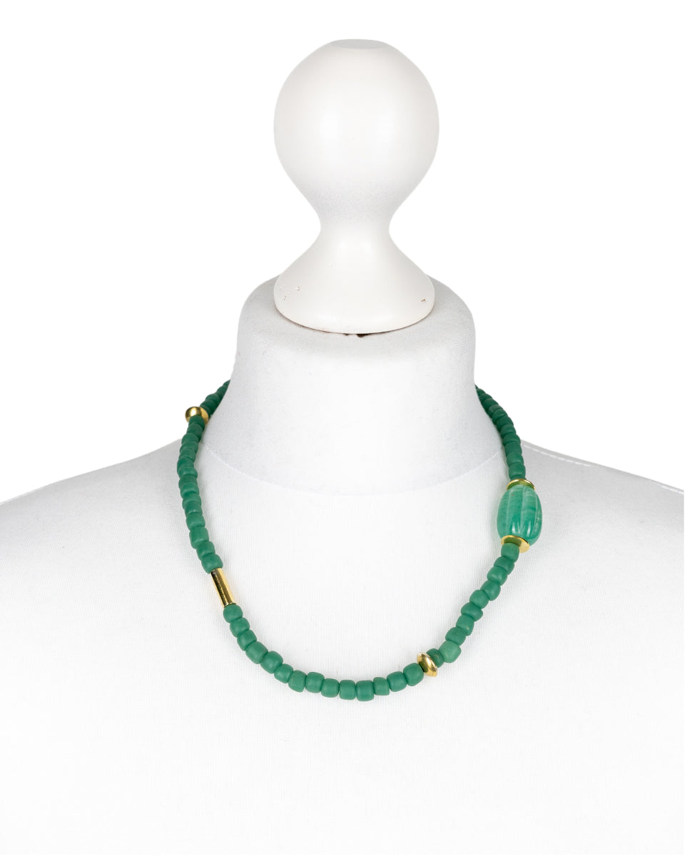 Just Trade Recycled Glass Necklace - Loch