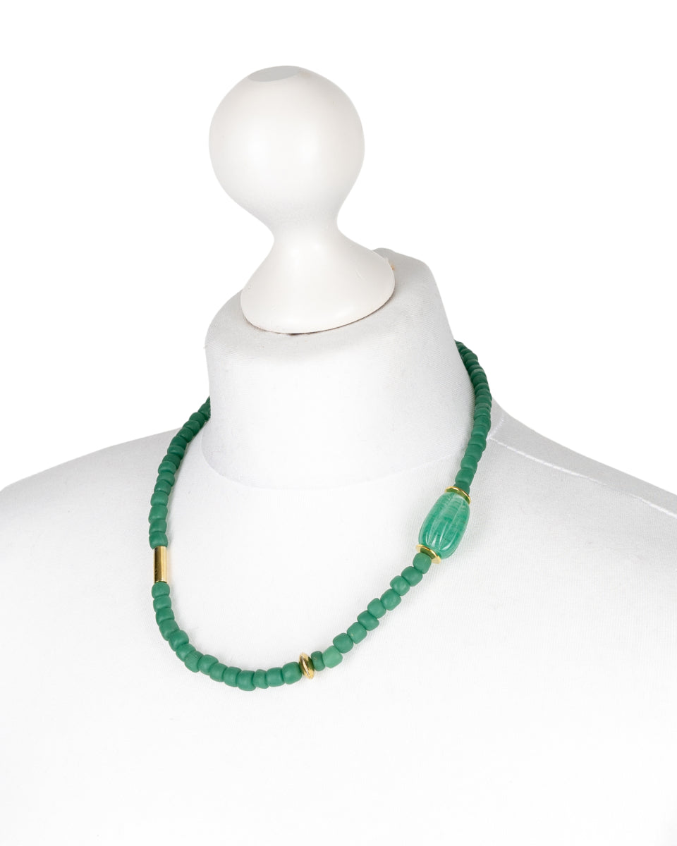 Just Trade Recycled Glass Necklace - Loch