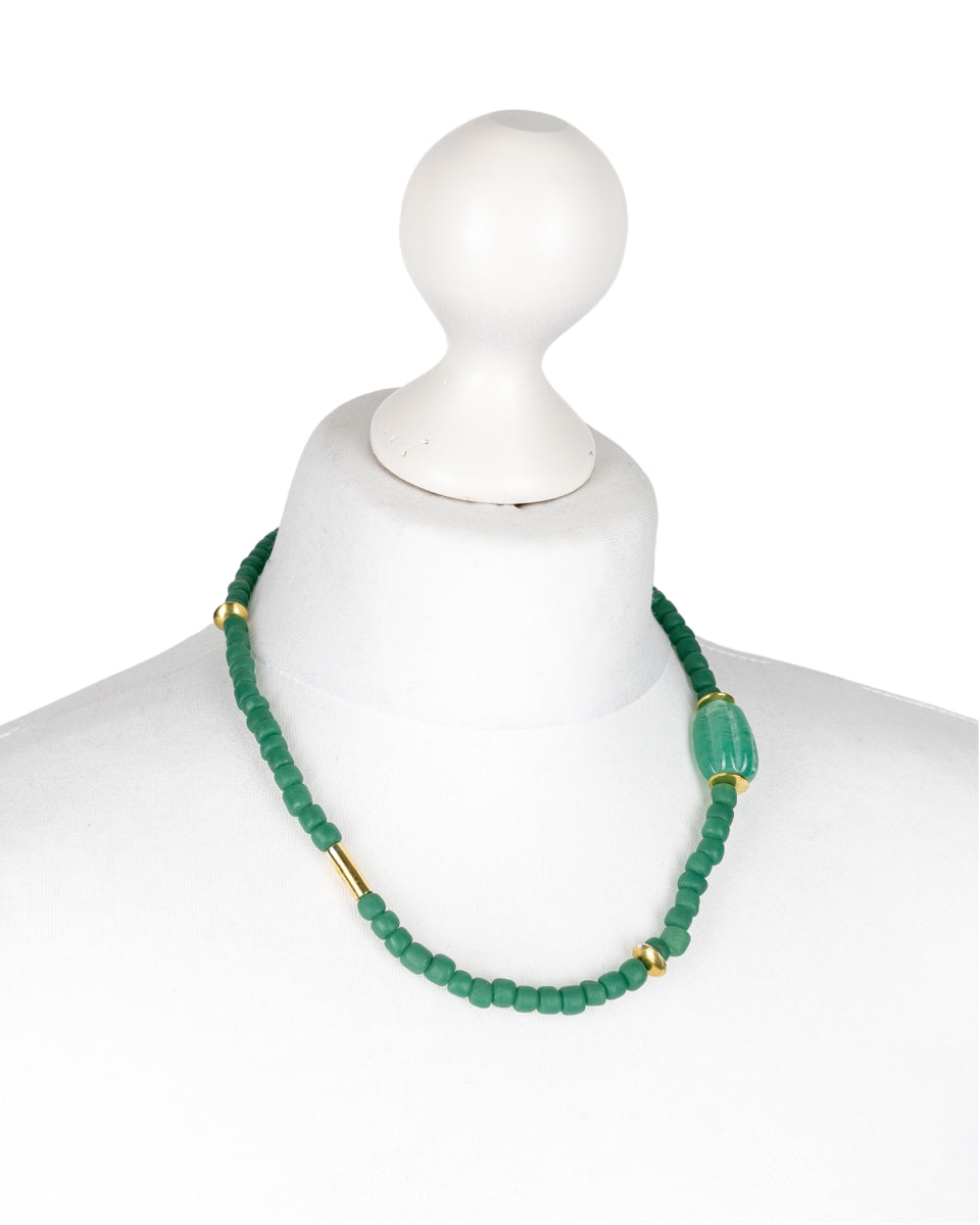 Just Trade Recycled Glass Necklace - Loch