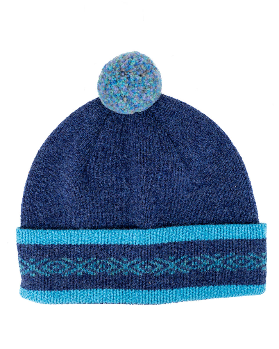 Taransay Vapour Marino Lambswool Bobble Hat