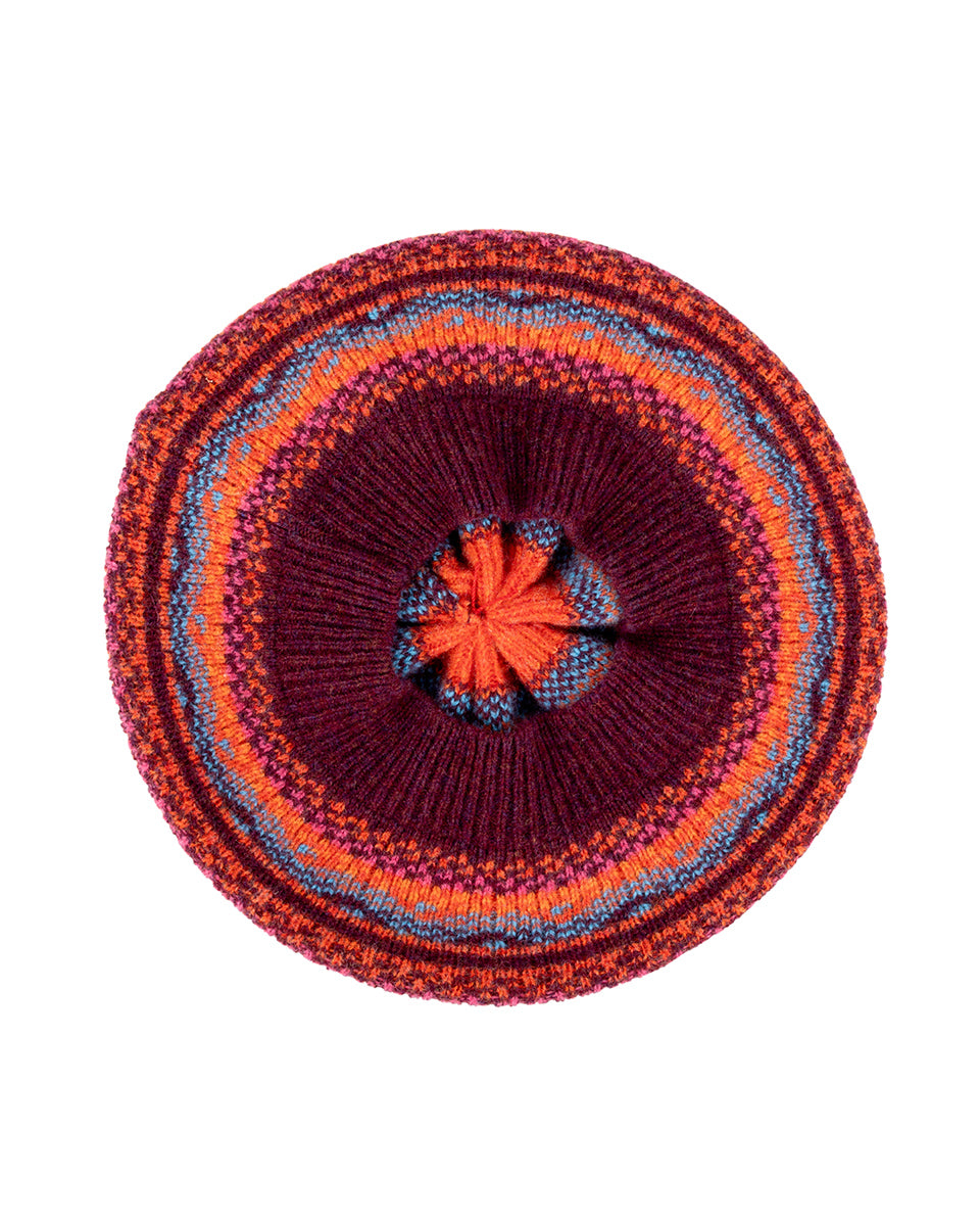 Taransay Halo Marino Lambswool Beret