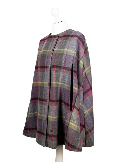 Gullane Tweed Cape Wrap - Earth Squared