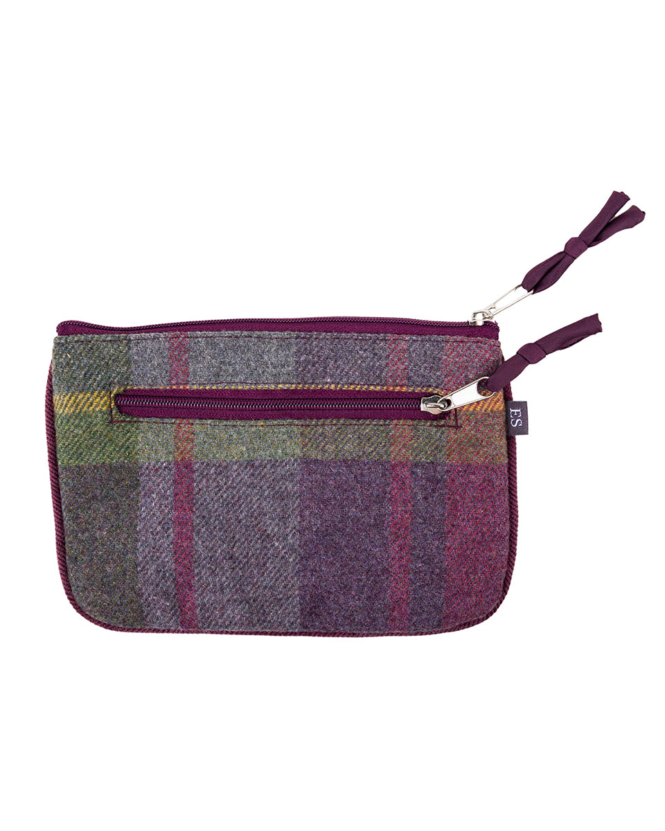 Gullane Tweed Thistle Purse by Earth Squared